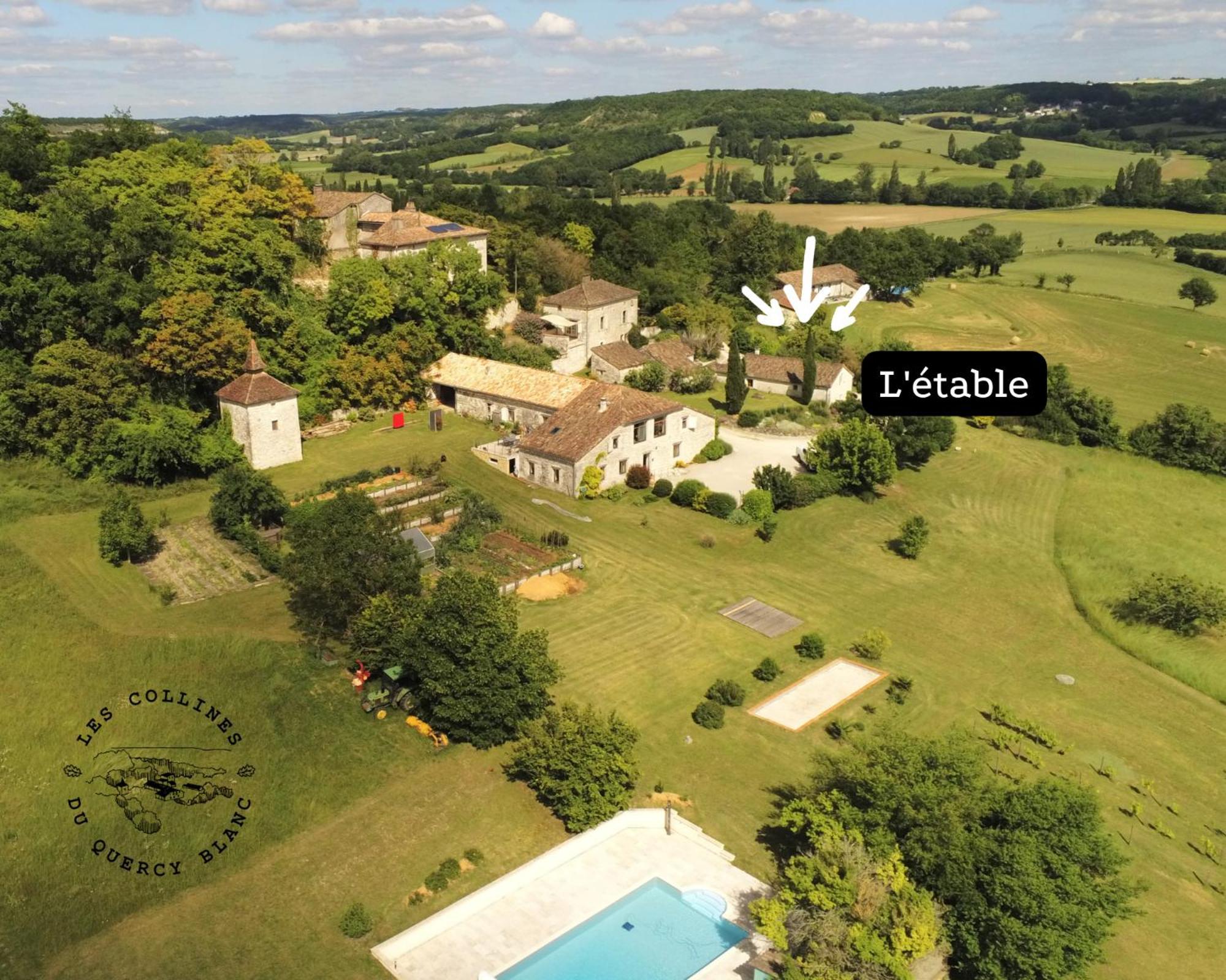 Villa Les Collines Du Quercy Blanc Castelnau-Montratier Zimmer foto